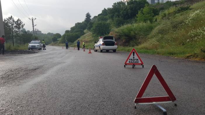 Karabük'te heyelan paniği