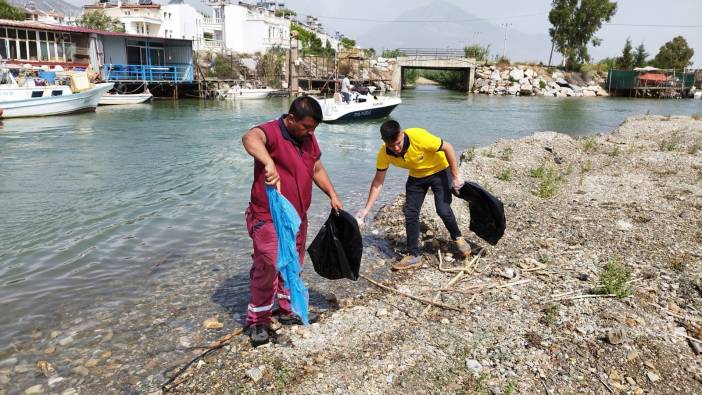 Anamur'da çevre temizliği