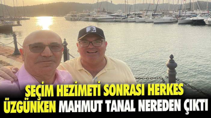 Seçim hezimeti sonrası herkes üzgünken Mahmut Tanal nereden çıktı