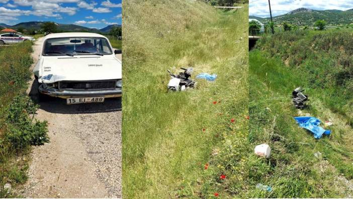 Burdur’da otomobil ile motosiklet çarpıştı: 1 ölü