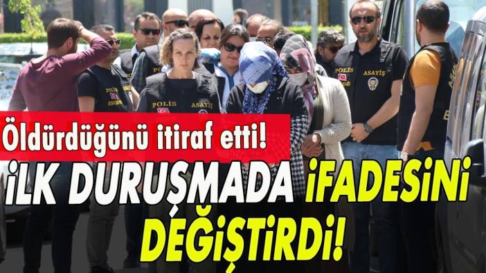 Eşini öldürdüğünü itiraf etti! İlk duruşmada ifadesini değiştirdi!