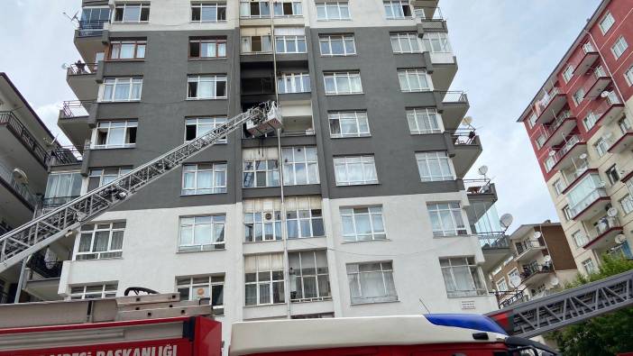 Ankara'da apartman yangını: 1 ölü!