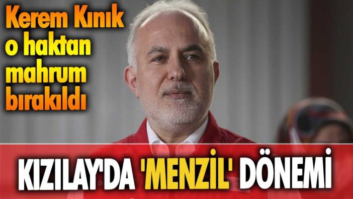 Kerem Kınık o haktan mahrum bırakıldı! Kızılay'da 'menzil' dönemi