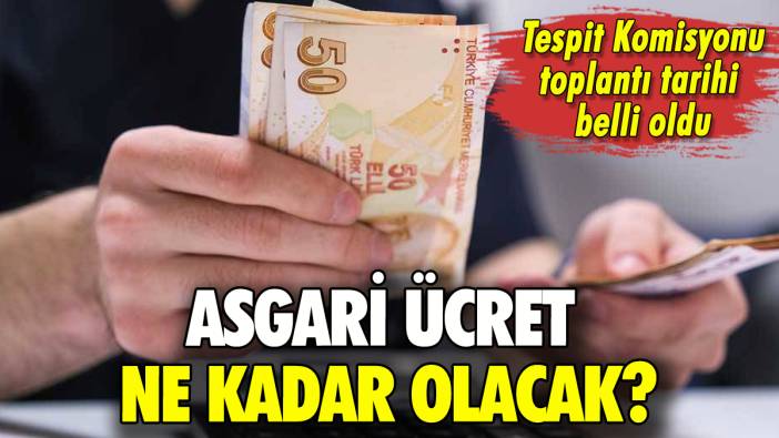 Asgari ücrete zam: Tespit Komisyonu toplantısı belli oldu