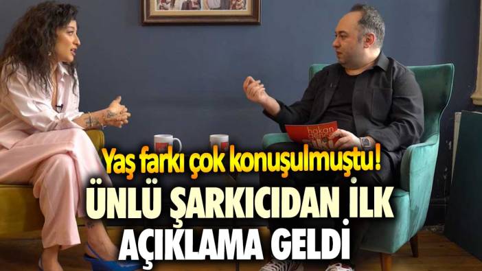 Yaş farkı çok konuşulmuştu! Ünlü şarkıcıdan ilk açıklama geldi