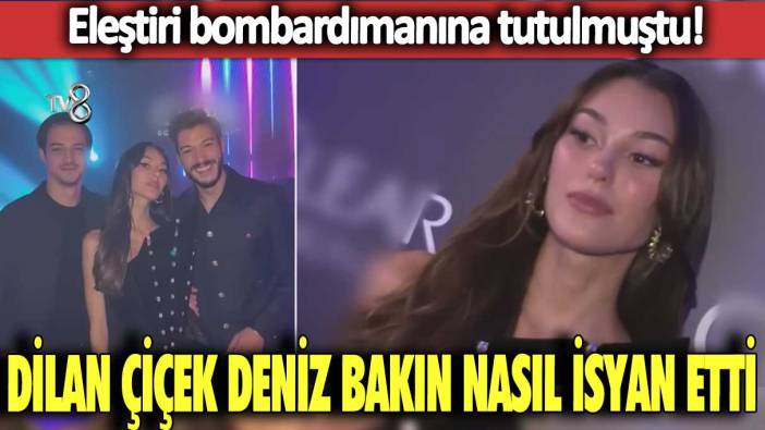 Eleştiri bombardımanına tutulmuştu! Dilan Çiçek Deniz bakın nasıl isyan etti