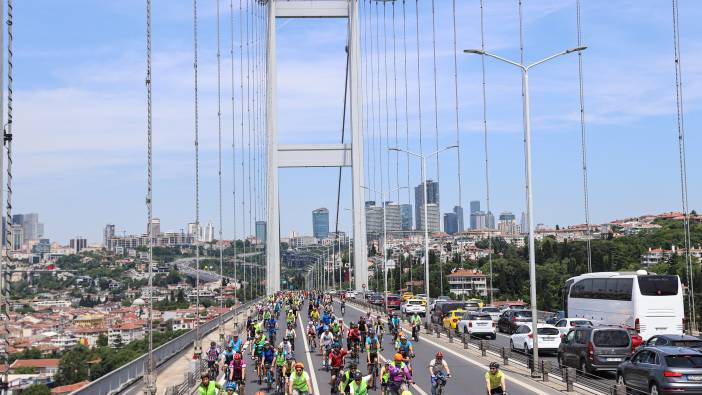 Bisiklet tutkunları İstanbul'da!