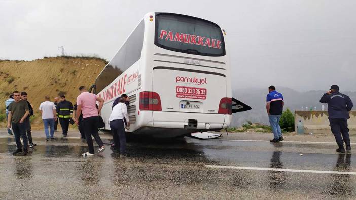 Antalya'da yolcu otobüsü şarampole düştü!