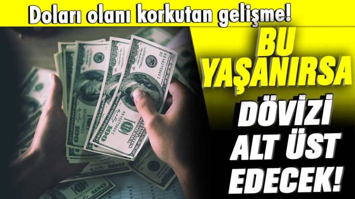 Dolar sahiplerini korkutan gelişme: Yaşanırsa dövizi alt üst edecek