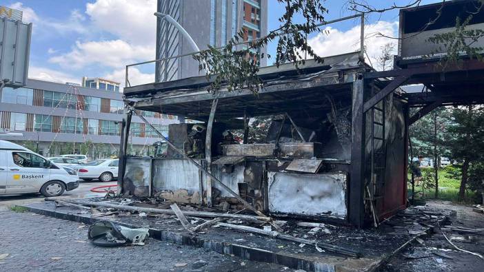 Ankara’da köftecide yangın paniği!