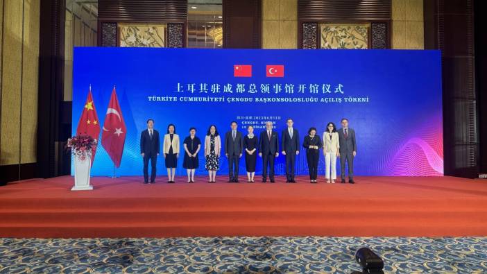 Türkiye'nin Chengdu Başkonsolosluğu açıldı