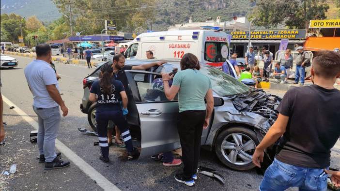 Muğla'da korkutan kaza: Yaralılar var