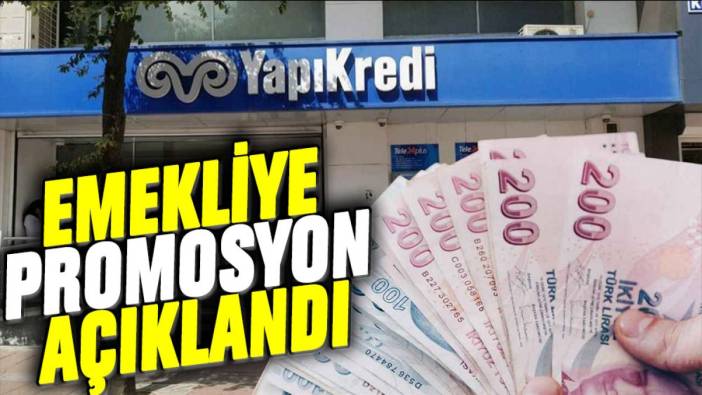 Yapı Kredi'den emekliye yeni ödeme: İşte verecekleri rakam