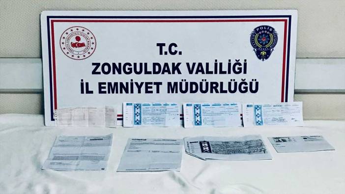 Zonguldak'ta tefeci operasyonu! 2 şüpheli gözaltında