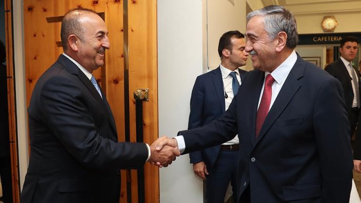 Çavuşoğlu ve Akıncı Kıbrıs Konferansı'nı değerlendirdi