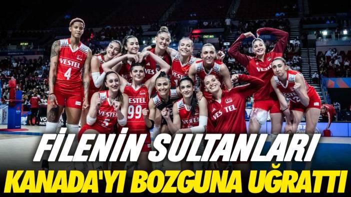 Filenin Sultanları Kanada'yı bozguna uğrattı