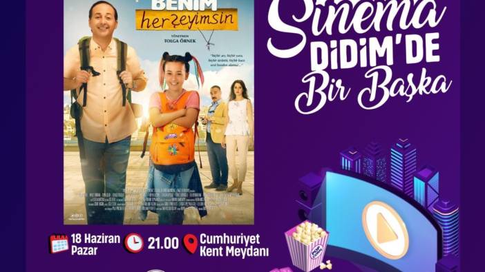 Didim'de Babalar Günü'ne özel arabalı sinema etkinliği