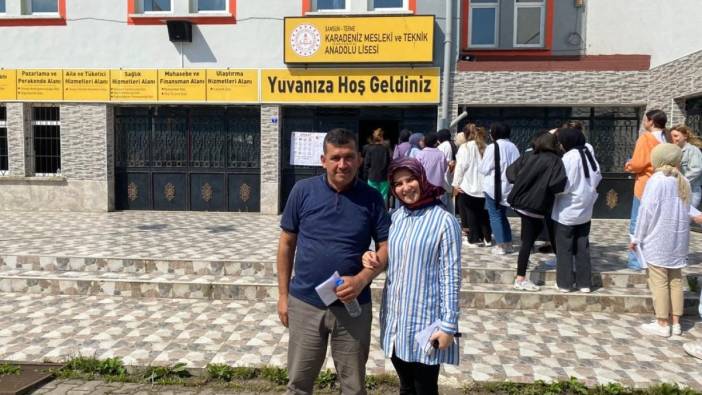 Oda Başkanı, kızının YKS heyecanına ortak oldu