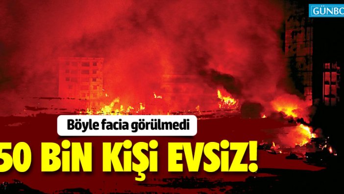 Bangladeş'te yangın: 50 biz kişi evsiz kaldı!