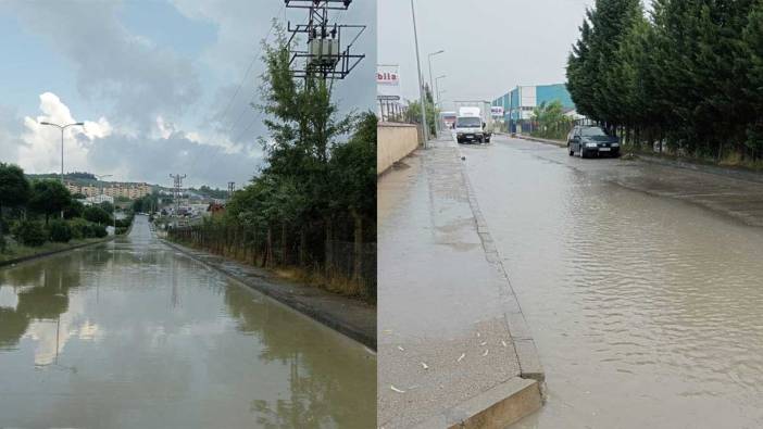 Sağanak yağmur hayatı felç etti; yollar göle döndü