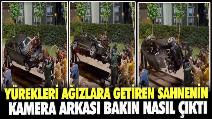 Yürekleri ağızlara getiren sahnenin kamera arkası bakın nasıl çıktı