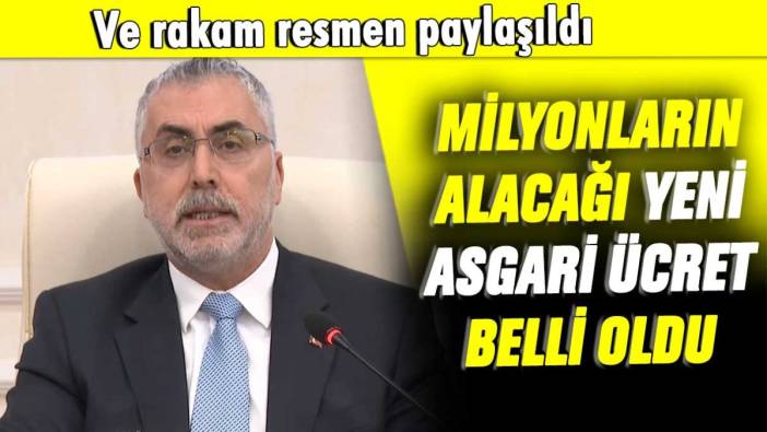 Asgari ücrete zam belli oldu: İşte milyonların yeni maaşı