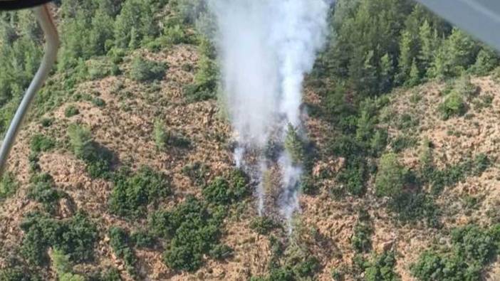 Antalya'da çıkan orman yangını söndürüldü