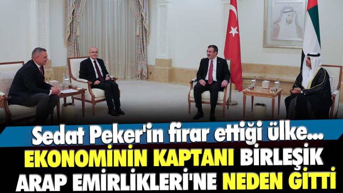 Sedat Peker'in firar ettiği ülke... Ekonominin kaptanı Birleşik Arap Emirlikleri'ne neden gitti