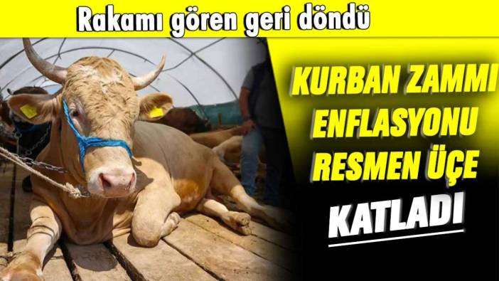 Kurban fiyatları enflasyonu 3'e katladı: Rakamı gören geri döndü