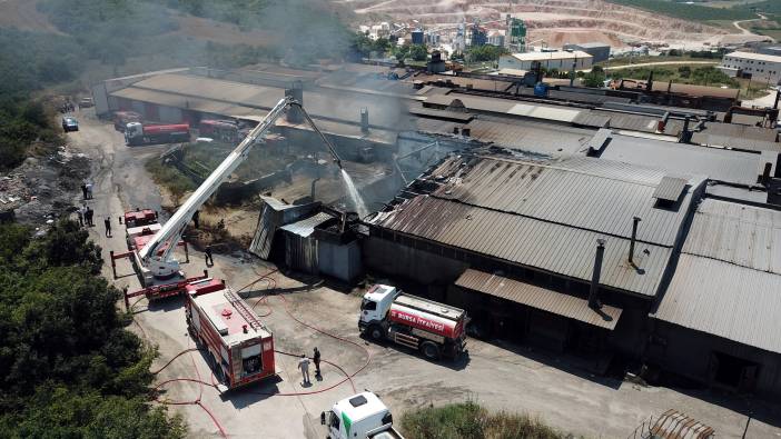 Diyarbakır'da bir imalathanede çıkan yangın söndürüldü