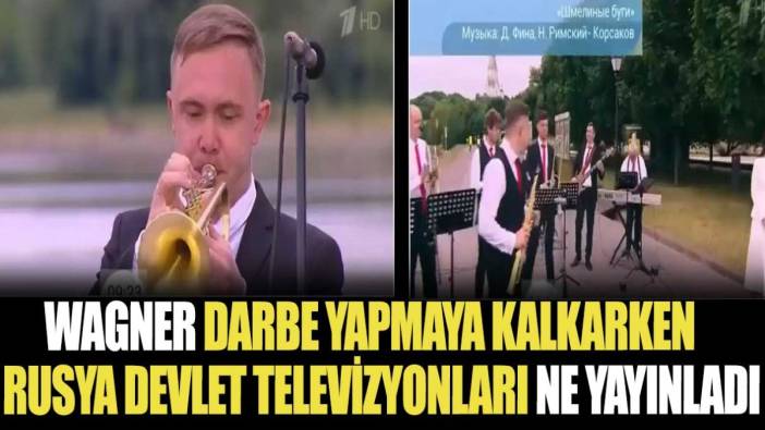 Wagner darbe yapmaya kalkarken Rusya devlet televizyonları ne yayınladı