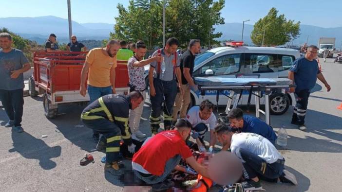 Hatay'da pat pat kazası: 5 yaralı