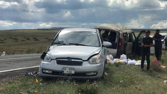 Kars’ta trafik kazası: 3’ü çocuk 12 yaralı