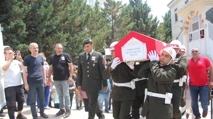 Kıbrıs Gazisi, son yolculuğuna uğurlandı