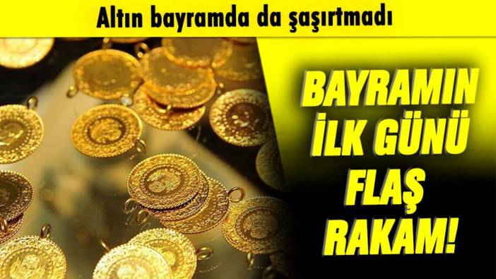 Altın bayramda da şaşırtmadı: İşte çeyrek ve gram altında son durum