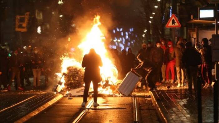 Fransa'daki olayların sıçradığı Belçika'da 80 kişi gözaltına alındı