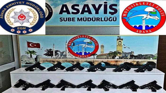 Adana'da 1 ayda 483 silah ele geçirdi