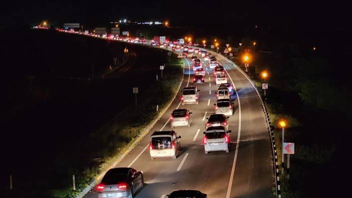 Karabük'te bayram dönüşü yoğunluğu devam ediyor