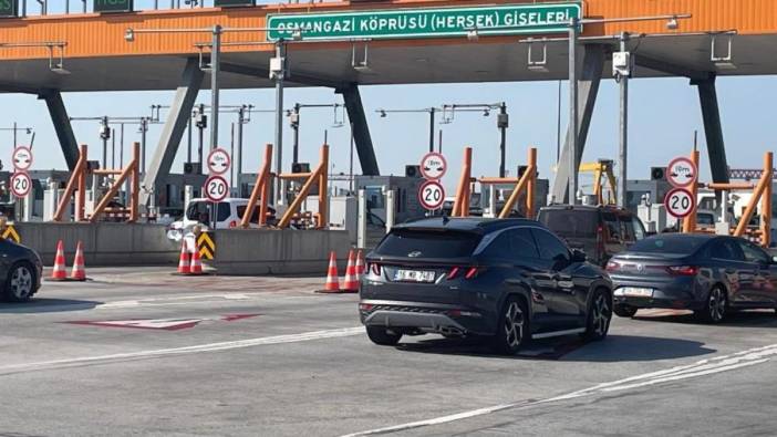 Osmangazi Köprüsü'nde bayram yoğunluğu