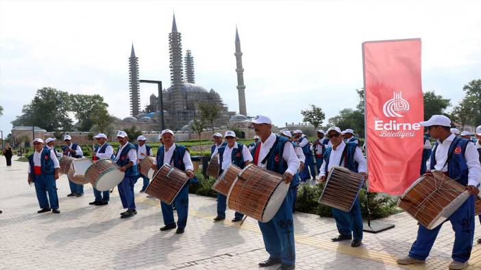 Kırkpınar Yağlı Güreşleri haftası 'karşılama' geleneği ile başladı