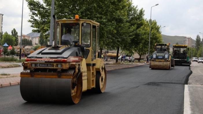 Belsin'de 4 kilometrelik yolda asfaltlama yapıldı