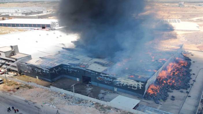 Gaziantep'te fabrika yangını: 10 kişi hastaneye kaldırıldı