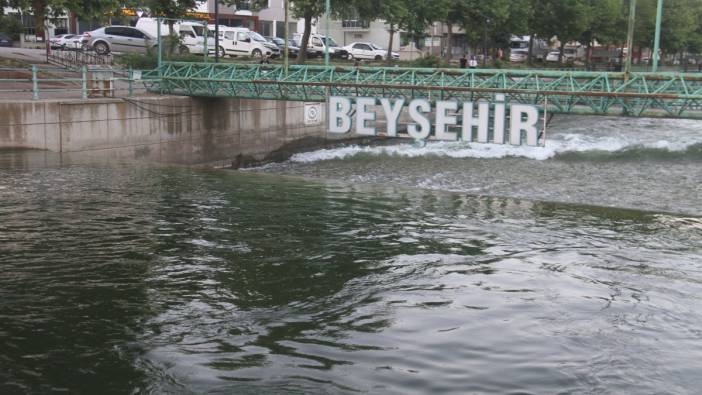 Beyşehir Gölü'nden Konya Ovasına su verilmeye başlandı