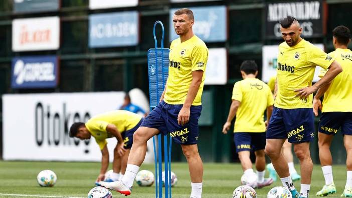 Fenerbahçelilerin merakla beklediği Edin Dzeko ilk idmanına çıktı