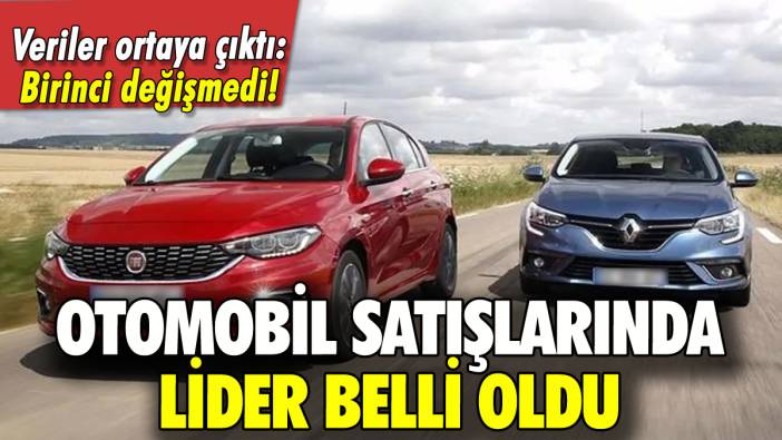 Otomobil ve hafif ticari satışlarında lider belli oldu