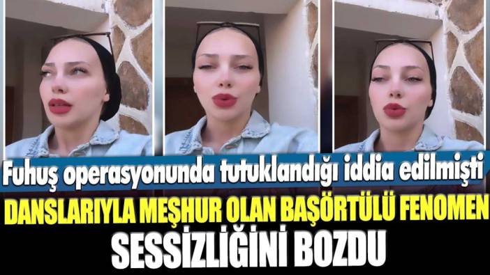 Esra Rabia Ünal'ın fuhuş operasyonunda yakalandığı iddia edilmişti! Danslarıyla meşhur olan başörtülü fenomen sessizliğini bozdu