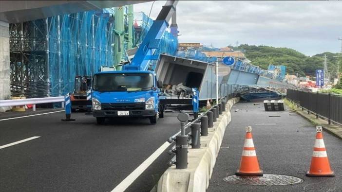 Japonya’da 140 tonluk çelik levha 9 metre yükseklikten aşağı düştü: 2 ölü