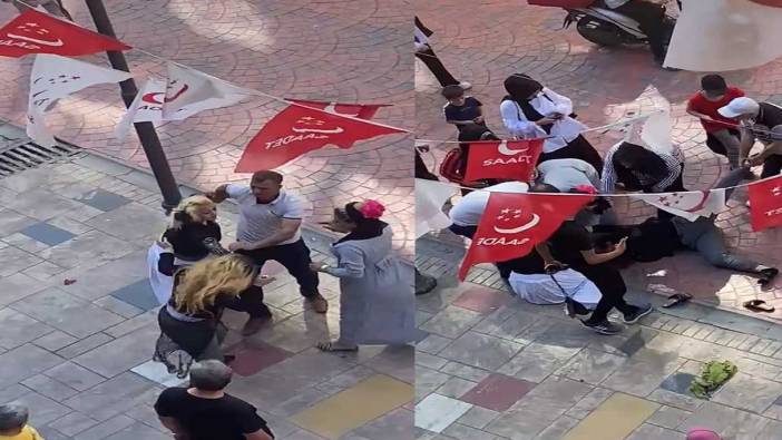 Karabük’te kadınlar saç saça baş başa birbirine girdi! Kavgayı polis ayırdı