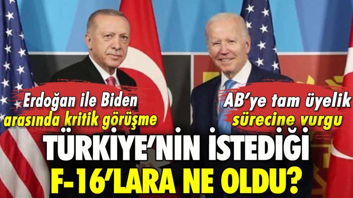 Erdoğan ile Biden arasında kritik görüşme: AB üyeliği ayrıntısı