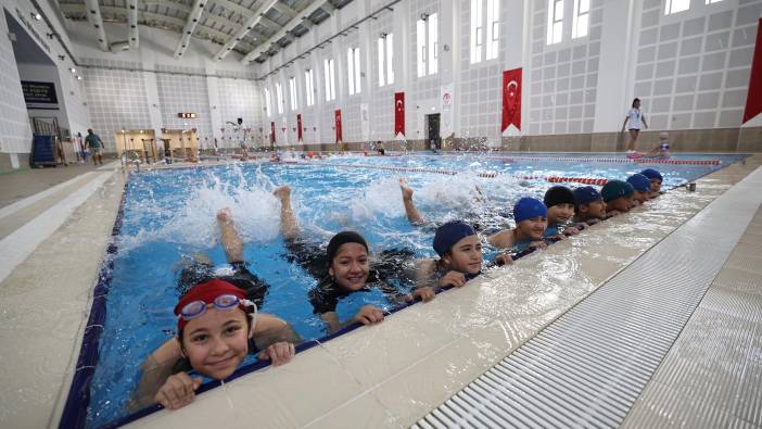 Denizli’de yüzme kurslarına yoğun ilgi